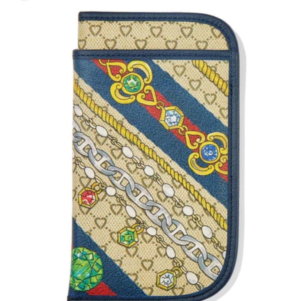 Brighton leather eye glass case Euc